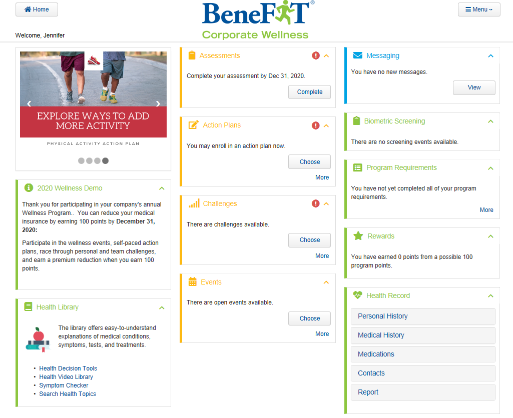 BeneFIT Corporate Wellness  - vendor materials