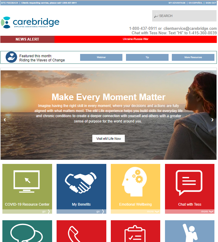 Carebridge EAP - vendor materials