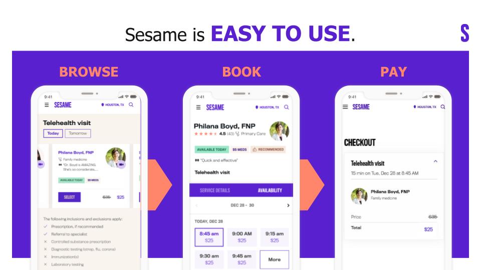 Sesame - vendor materials