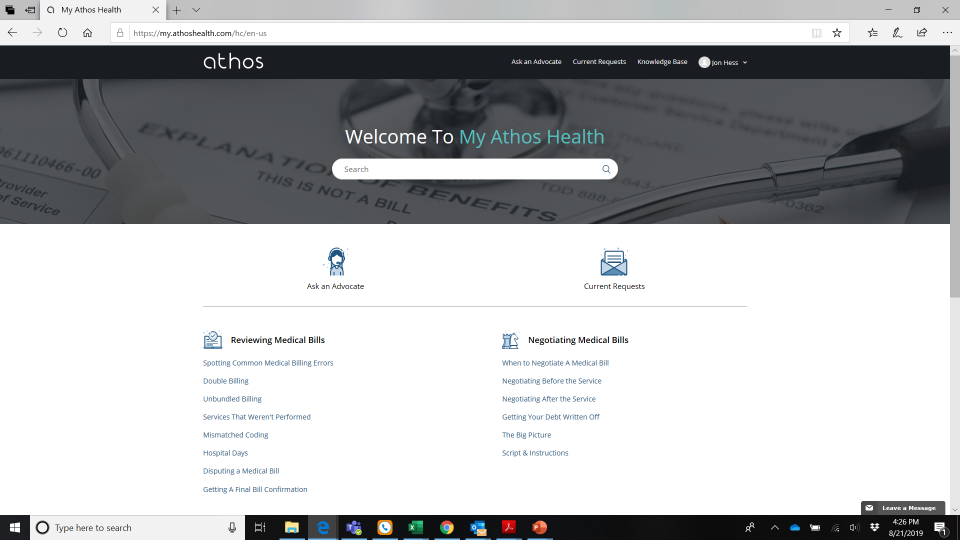 Athos Health - vendor materials